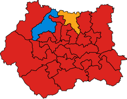 Shipley, shown here after the 2005 general election as the only Conservative constituency in West Yorkshire