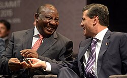 Ramaphosa at the Global Open Government Summit in Mexico City, 28 October 2015