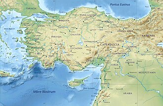 Classical regions of Asia Minor/Anatolia