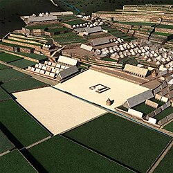 3D reconstruction of Cusco during the early Inca period.