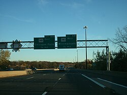 I-391 just before the Route 141 interchange