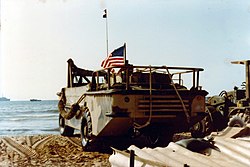 US Navy Amphibian arriving in Beirut, 1982