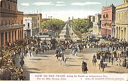Paseo del Prado, Havana in 1909[44]