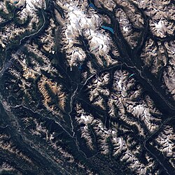 Satellite image of the area.