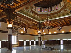 The throne hall of the citadel restored during the Mamluk period