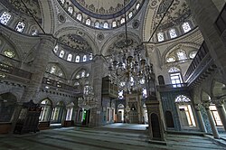 Interior of the Hekimoğlu Ali Pasha Mosque in Istanbul (1734–1735)