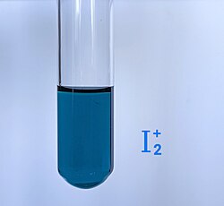 I2+ in oleum