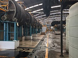 Modern-day tannery in León, Mexico