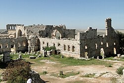 Church of Saint Simeon Stylites in Aleppo, Syria, is considered to be one of the oldest surviving ruins of a church building in the world.