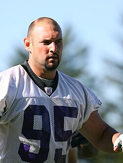 Jarret Johnson spent nine seasons with the Ravens from 2003 to 2011.
