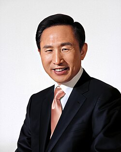 Lee Myung-bak, President of South Korea from 2008 to 2013