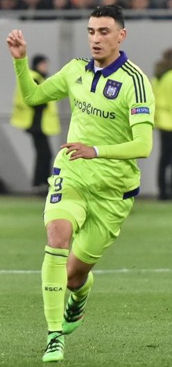 Suárez with Anderlecht in 2016