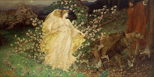 Venus and Anchises (1889 or 1890) by William Blake Richmond
