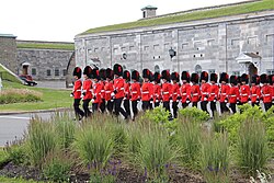 The Royal 22nd Regiment's home garrison is the Citadelle of Quebec in Canada. The citadel is the largest still in military operation in North America.
