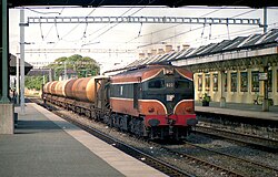 A train carrying anhydrous ammonia