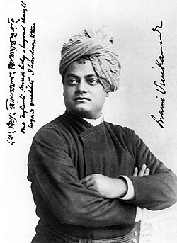 Swami Vivekananda was a key figure in introducing Vedanta and Yoga in Europe and the United States,[162] raising interfaith awareness and making Hinduism a world religion.[163]