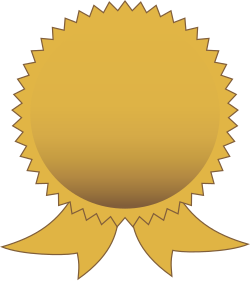 Representation of a seal of approval.