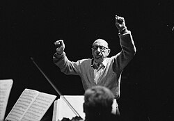 Russian composer Igor Stravinsky in Zurich, 1961.
