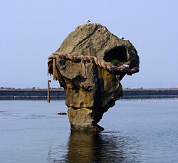 Heishi rock near Kamome Island, Hokkaido