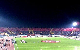 Ultras Ahlawy Tifo before Cairo derby in 2007–08 Egyptian Premier League