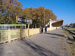 Platform and sign