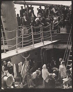 Alfred Stieglitz, The Steerage, 1907, the first photo added to the museum's collection, gift of Frank Jewett Mather Jr.