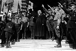 The old-Prussian State Bishop Ludwig Müller before his acclamation as Reich's Bishop by the National Synod in Wittenberg