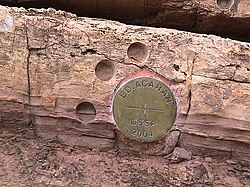 The 'golden spike' marking the GSSP