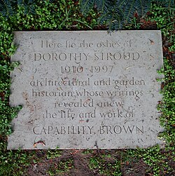 A memorial at Croome Park