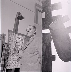 Giuseppe Capogrossi. Photo by Paolo Monti, 1972.