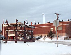 The Kachemak Bay Campus of the University of Alaska Anchorage, in downtown Homer