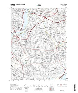 USGS map of Brooklyn (2019)