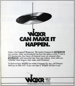With the advent of radio broadcasting and record shop, live classical music performances have been compiled into compilation CDs (WQXR for Tower Records, 1986).