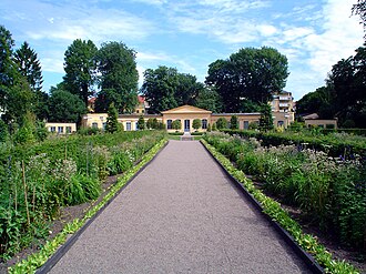 Carl Linnaeus's garden at Uppsala, Sweden.