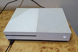 A white Xbox One S