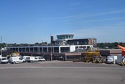 The former terminal building for Bristol (Lulsgate) Airport