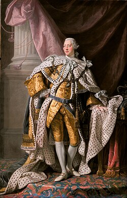 King George III of the United Kingdom, coronation portrait by Allan Ramsay, 1762