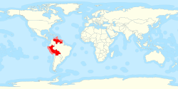 Exclusive Economic Zones of the member states of the USAN. Considering them, the total area reaches the 29,884,548 km2 (11,538,488 sq mi)