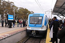 Current Claypole train station on the Roca Line.