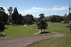 The lower part of Western Park