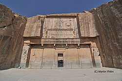 The tomb of Artaxerxes III in Persepolis