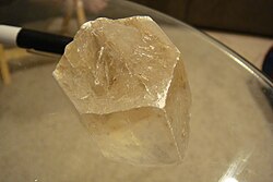 Hanksite, Na22K(SO4)9(CO3)2Cl, one of the few minerals that is considered a carbonate and a sulfate