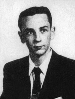 Spector's Fairfax High School yearbook photo 1957