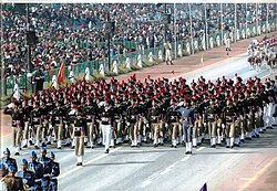 Military parade in India
