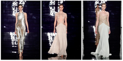 Reem Acra's designs on the runway.