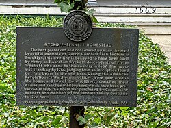 Historic District marker