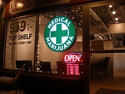 Medical marijuana dispensary in Denver, Colorado