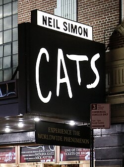 Broadway revival of Cats at the Neil Simon Theatre