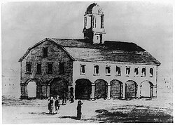 The Royal Exchange in New York City, the first meeting place of the Supreme Court