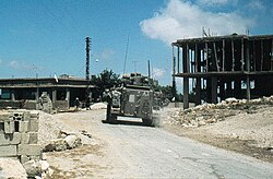 Israeli troops in South Lebanon, June 1982